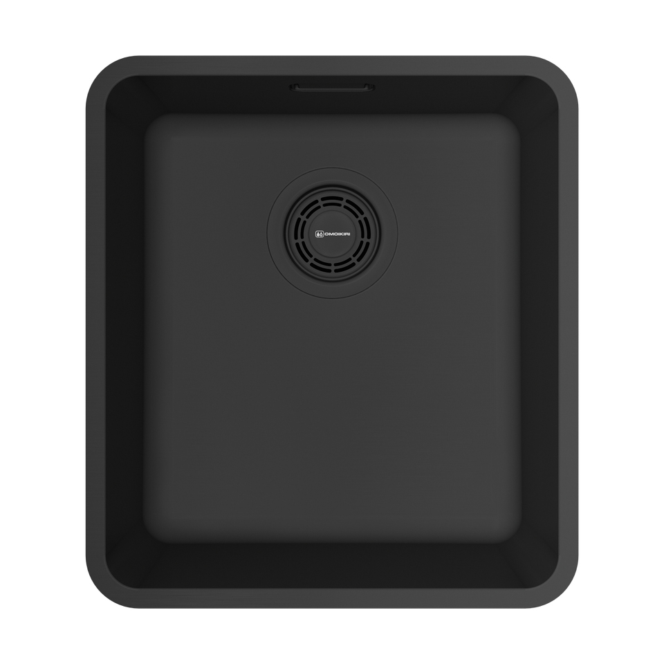Фото Металлическая мойка Omoikiri Omi 37-U/I Ultra-GB нерж. сталь/графит