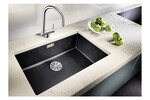 Превью картинка Гранитная мойка Blanсo SUBLINE 700-U SILGRANIT PuraDur черный с отв.арм. InFino #2