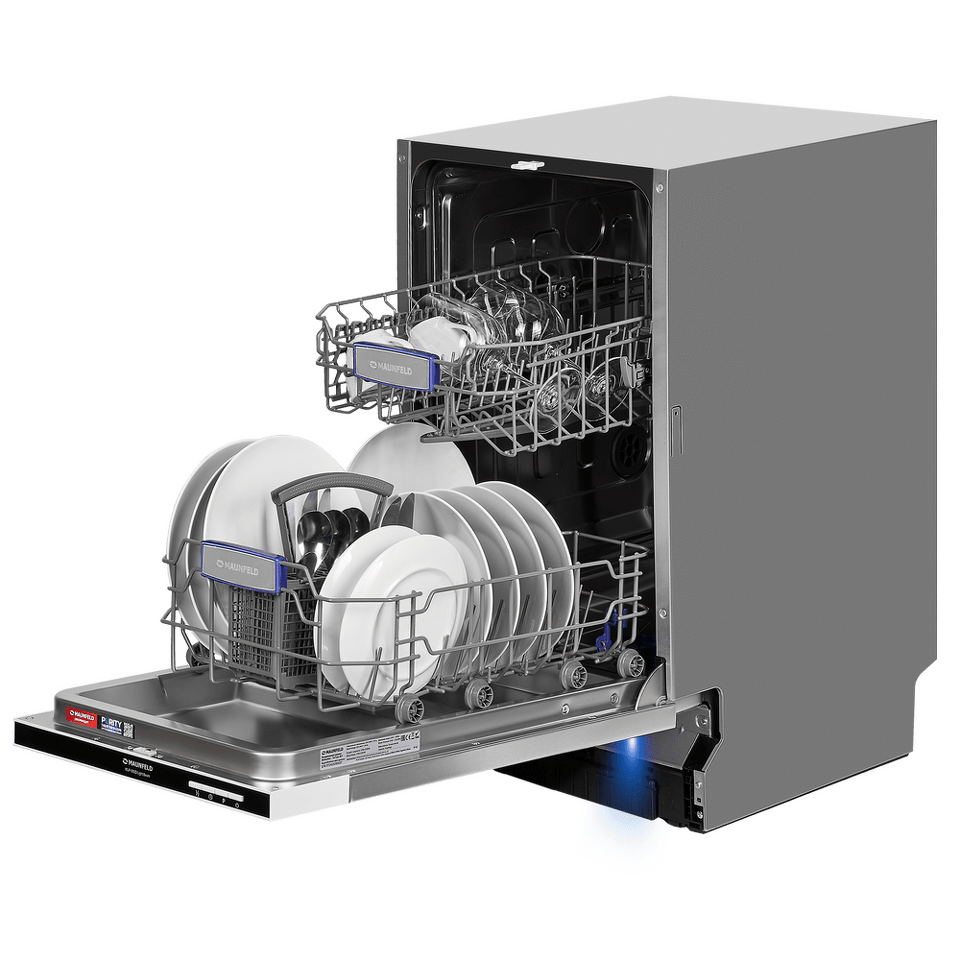 Фото Посудомоечная машина 45см встраиваемая Maunfeld MLP-082D Light Beam 