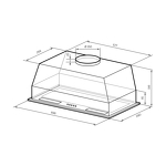 Превью картинка Полновстраиваемая вытяжка Lex HYPER 900 BBL воздухоочиститель #2