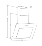 Превью картинка Наклонная вытяжка Meferi AIRBOX60WH POWER #17
