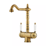 Превью картинка Смеситель для кухни Omoikiri Amagasaki-AB-022 латунь/античная латунь #1