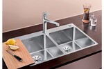 Превью картинка Металлическая мойка Blanсo ANDANO 340/340-IF-A нерж. сталь зеркальная полировка с кл.-авт.  PushControl #3