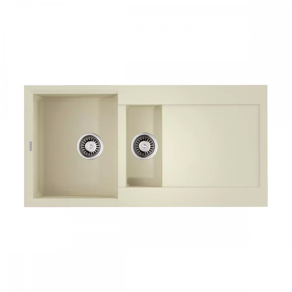 Фото Гранитная мойка Omoikiri Sakaime 100-2-BE Tetogranit/ваниль