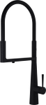 Превью картинка Смеситель для кухни Rivelato ETERNA U-обр. гибкий излив с краном питьевой воды D-35мм nero #1