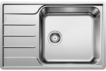 Превью картинка Металлическая мойка Blanсo LEMIS XL 6S-IF Compact полированная нерж.сталь с клапаном-автоматом #1