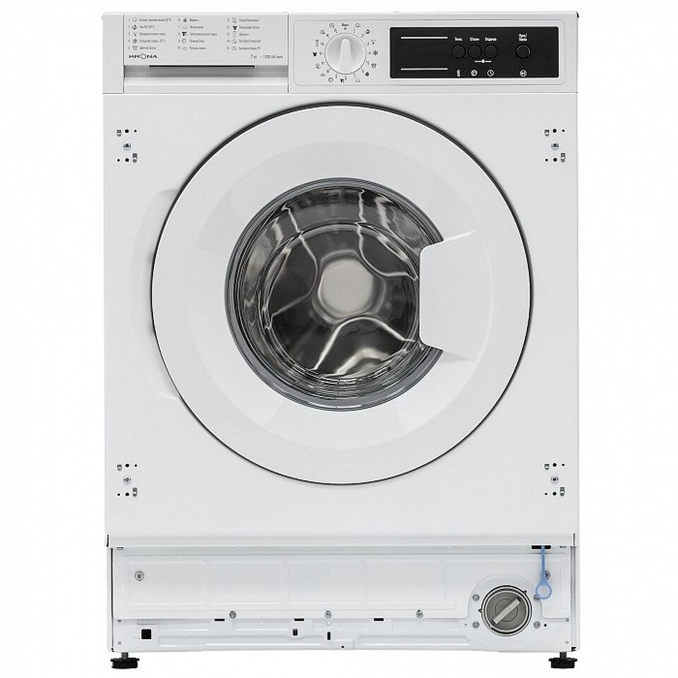 Фото Машина стиральная встраиваемая KRONA KAYA 1200 7K WHITE