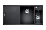 Превью картинка Гранитная мойка Blanсo AXIA III 6 S SILGRANIT PuraDur антрацит чаша справа, разделочный столик ясень c кл.-авт. InFino #1