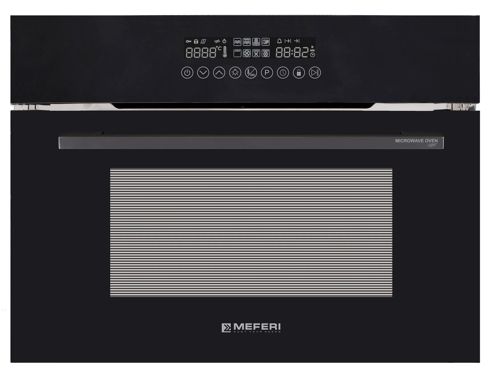 Фото Электрический духовой шкаф Meferi MEO608BK MICROWAVE