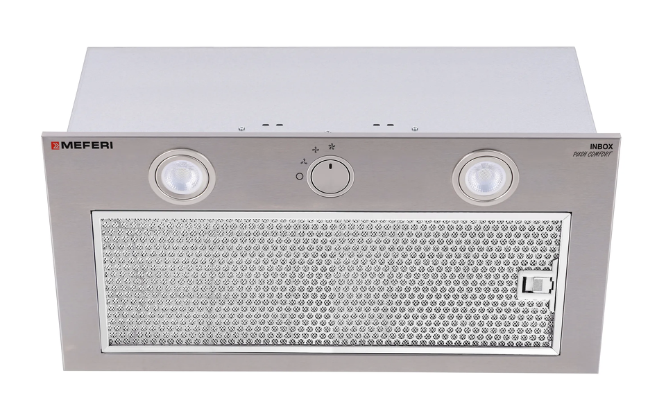 Фото Полновстраиваемая вытяжка Meferi INBOX60IX PUSH COMFORT