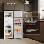 Превью картинка Холодильник с верхней морозилкой Weissgauff WRK 1430 Defrost Black #3