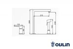 Превью картинка Смеситель для кухни Oulin OL-CS9622K #2