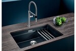 Превью картинка Гранитная мойка Blanсo ETAGON 700-U SILGRANIT PuraDur антрацит #2