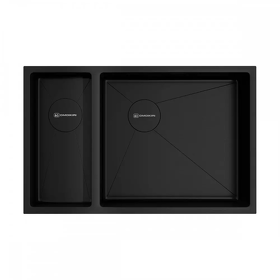 Картинка Omoikiri Taki 69-2-U/IF-R Side-GB нерж. сталь/графит