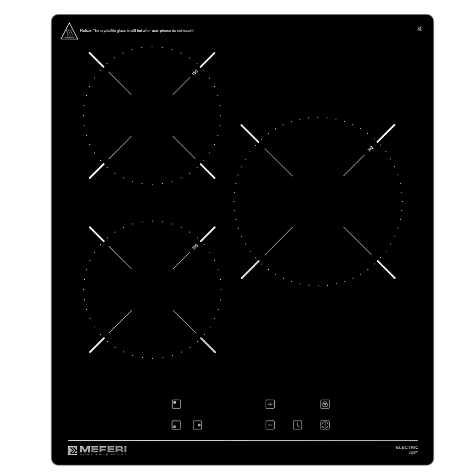 Фото Электрическая варочная панель Meferi MEH453BK LIGHT