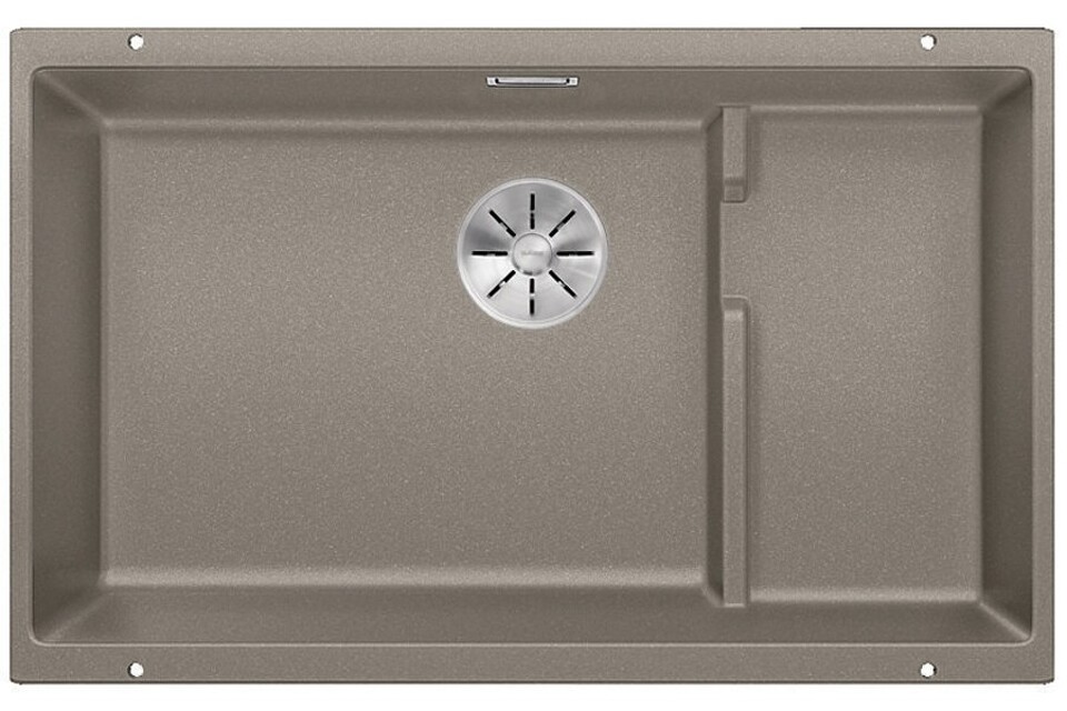 Фото Гранитная мойка Blanсo SUBLINE 700-U Level SILGRANIT PuraDur серый беж с отв.арм. InFino