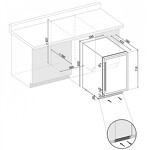 Превью картинка Шкаф винный встраиваемый Винный холодильник (шкаф) компрессорный Dunavox 51 бут DX-51.150 DSK/DP #3