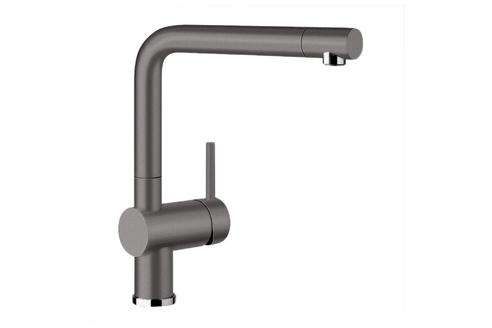 Фото Смеситель для кухни Blanсo LINUS темная скала