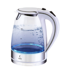 Превью картинка Чайник Lex LX 3004-2,чайник стеклянный (белый) #1