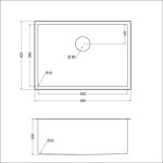 Превью картинка Металлическая мойка EMAR EMB-132 PVD Nano Satine #6