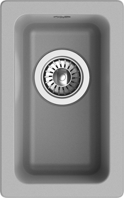 Картинка Rivelato BERKANA 25 подст.монтаж 1-чаш 305*455 grigio metallizzato