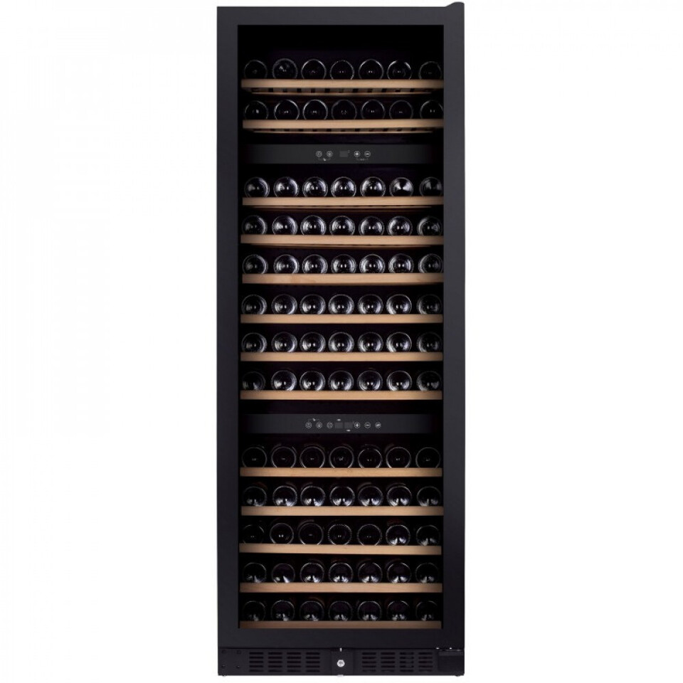 Фото Шкаф винный встраиваемый Винный холодильник (шкаф) компрессорный Dunavox 170 бут DX-170.490TBK