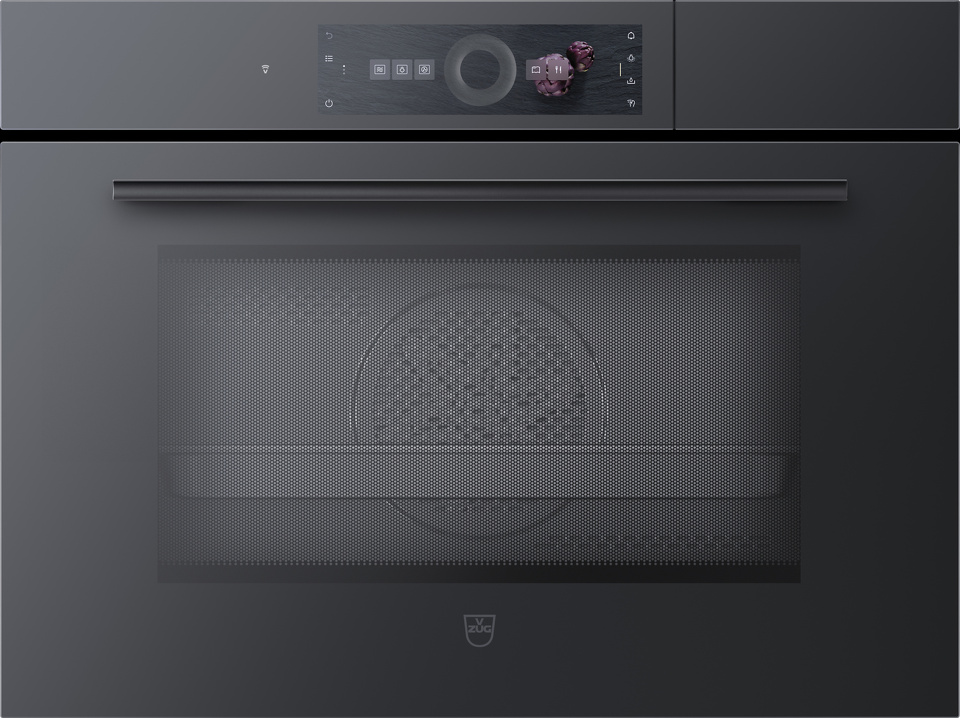 Фото Пароварка встраиваемая V-ZUG CombiSteamer V6000 45M PowerSteam CSM6T-23041 черное стекло