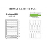 Превью картинка Шкаф винный  Винный холодильник (шкаф) компрессорный Dunavox DX-51.150 DBK/DP #4