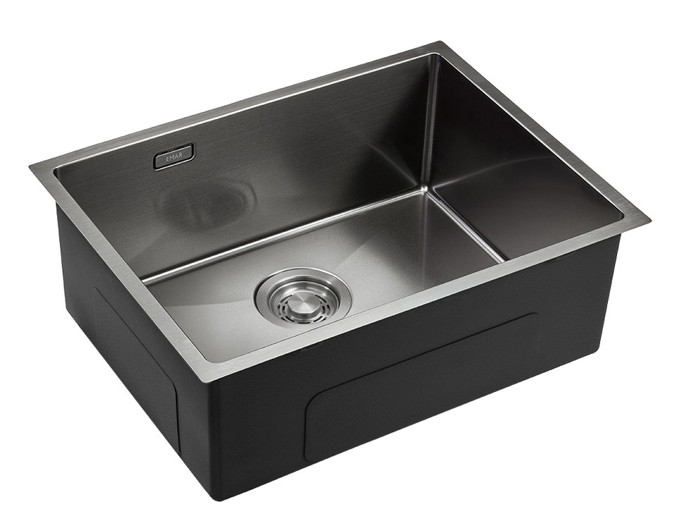 Фото Металлическая мойка EMAR EMB-132 PVD Nano Dark