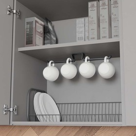 Картинка Duslar Держатель TENI для кружек, длина 330 мм, антрацит