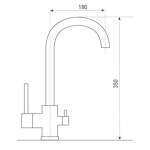 Превью картинка Смеситель для кухни Zigmund & Shtain ZS 1800 Млечный путь #3