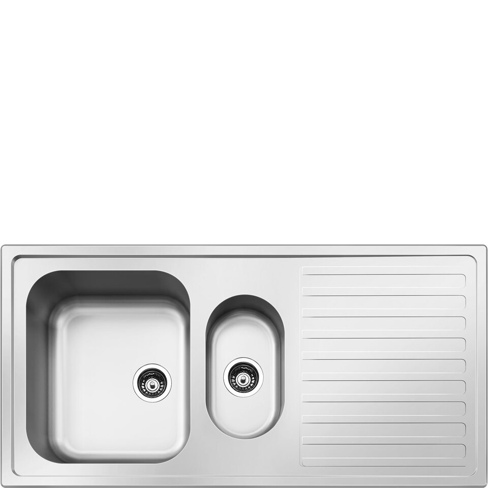 Фото Металлическая мойка Smeg LLR102-2