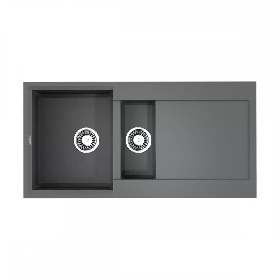 Фото Гранитная мойка Omoikiri Sakaime 100-2-GR Tetogranit/leningrad grey