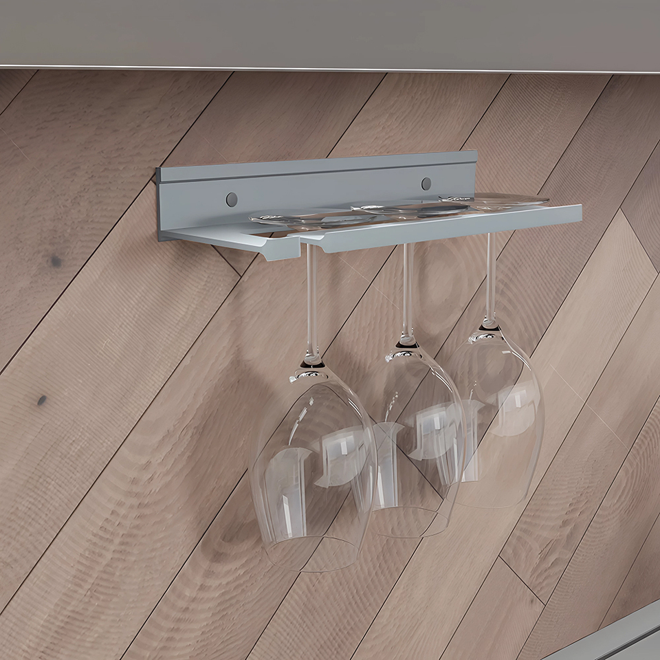 Фото Duslar Держатель VINUM для бокалов, длина 270 мм, серый