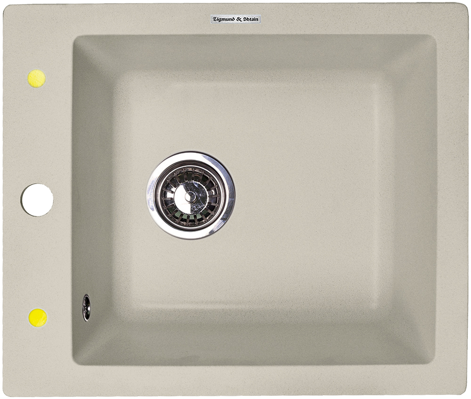 Фото Гранитная мойка Zigmund & Shtain PLATZ 425 Речной песок