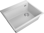 Превью картинка Гранитная мойка Rivelato TESORO 605-R 1-чаш 600*510 brina #2
