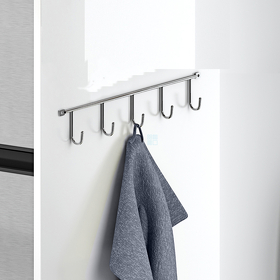 Картинка Duslar Держатель MOON с 5-ю крючками, хром