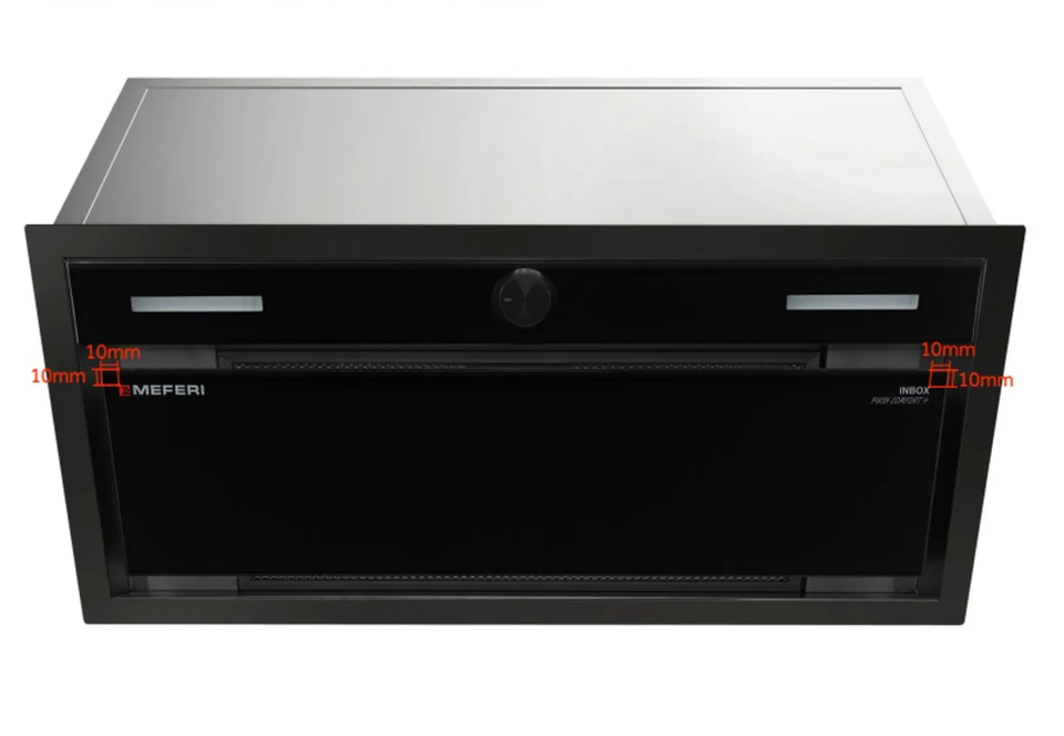 Фото Полновстраиваемая вытяжка Meferi INBOX60BK PUSH COMFORT PLUS