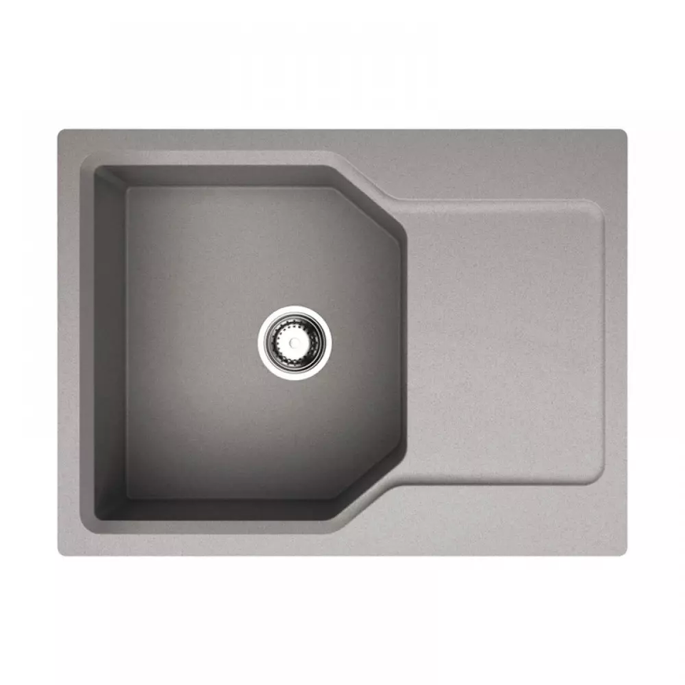 Фото Гранитная мойка Omoikiri Yonaka 65-GR Artgranit/leningrad grey