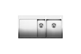 Картинка Blanсo CLARON 6S-IF/А (чаша справа) нерж.сталь зеркальная полировка с  кл.-авт. InFino и управлением PushControl