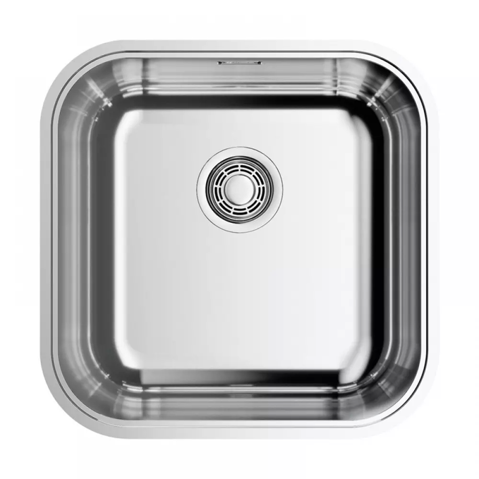 Фото Металлическая мойка Omoikiri Omi 44-U/I Quadro-IN нерж. сталь/нержавеющая сталь