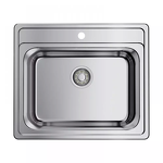 Превью картинка Металлическая мойка Omoikiri Ashi 56-IN нерж. сталь/нержавеющая сталь #1