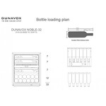 Превью картинка Шкаф винный встраиваемый Винный холодильник (шкаф) компрессорный Dunavox DVN-32.85DB.TO #2