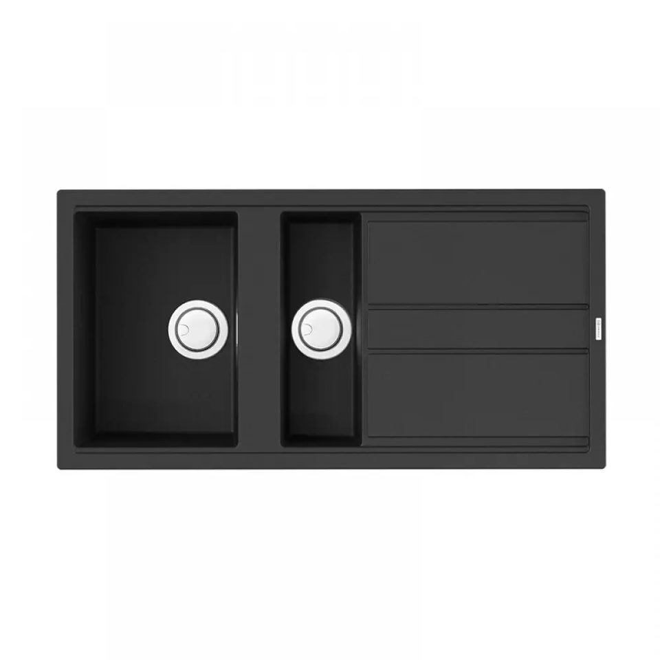 Фото Гранитная мойка Omoikiri Kitagawa 100-2-GB Artceramic/графит