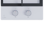 Превью картинка Газовая варочная панель домино Lex GVG 325 WH газовая панель #6