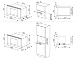 Превью картинка Печь микроволновая встраиваемая Smeg MP322X1 #2