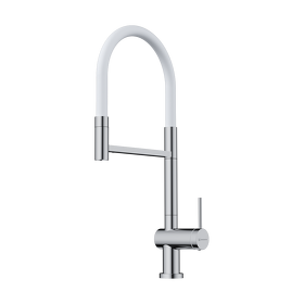 Картинка Omoikiri Kanto 2 Plus-SB латунь/хром/белый