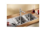 Превью картинка Металлическая мойка Blanсo ANDANO 340/340-IF нерж.сталь зеркальная полировка с отв. арм. InFino #2