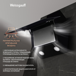 Превью картинка Наклонная вытяжка Weissgauff Tau 60 TC BL #4