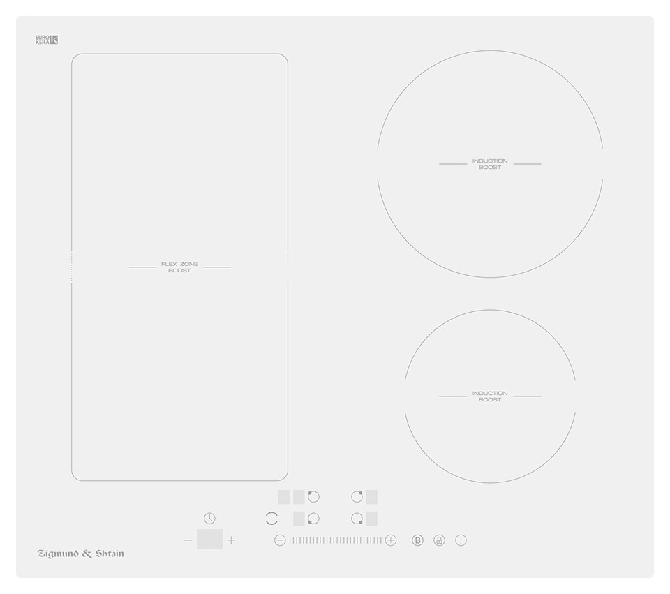 Фото Индукционная варочная панель Zigmund & Shtain CI 34.6 W